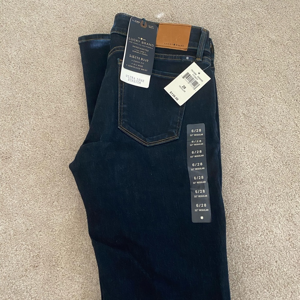 NWT Lucky Brand Jeans Lolita Boot